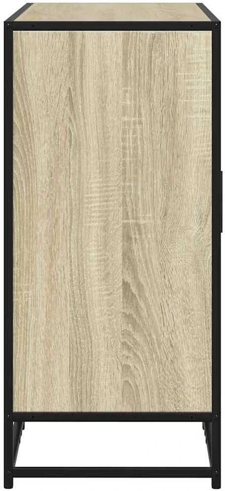 Šoninė spintelė, sonoma ąžuolo, 92x35x76cm, apdirbta mediena