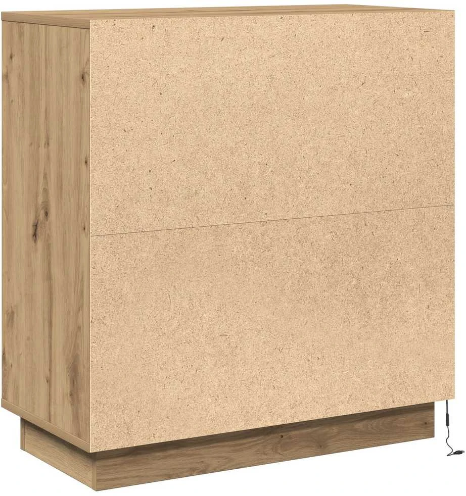 LED Bufetas Artisano ąžuolo 71 x 34,5 x 75 cm Apdirbta mediena