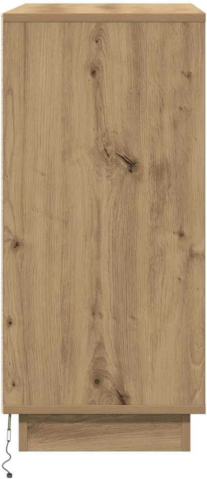 LED Bufetas Artisano ąžuolo 71 x 34,5 x 75 cm Apdirbta mediena