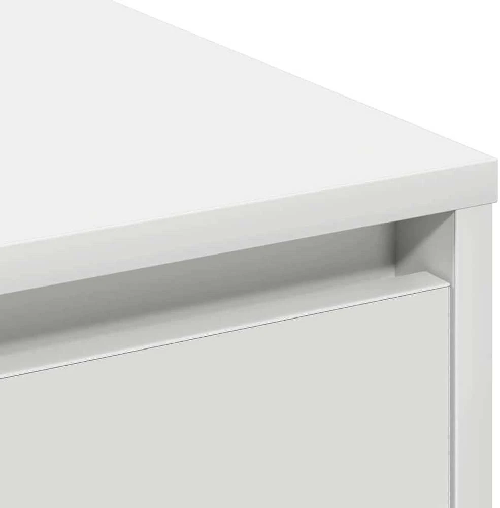 LED Bufetas Balta 90 x 32 x 75 cm Apdirbta mediena
