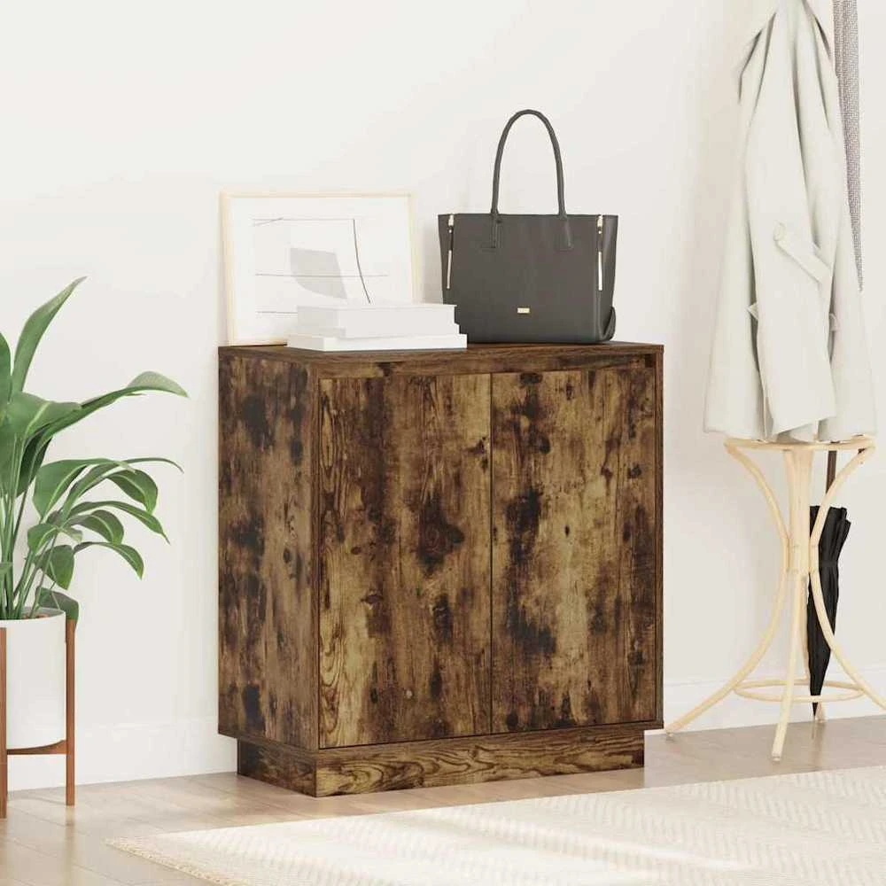 LED Bufetas Dūminio ąžuolo 71 x 34,5 x 75 cm Apdirbta mediena