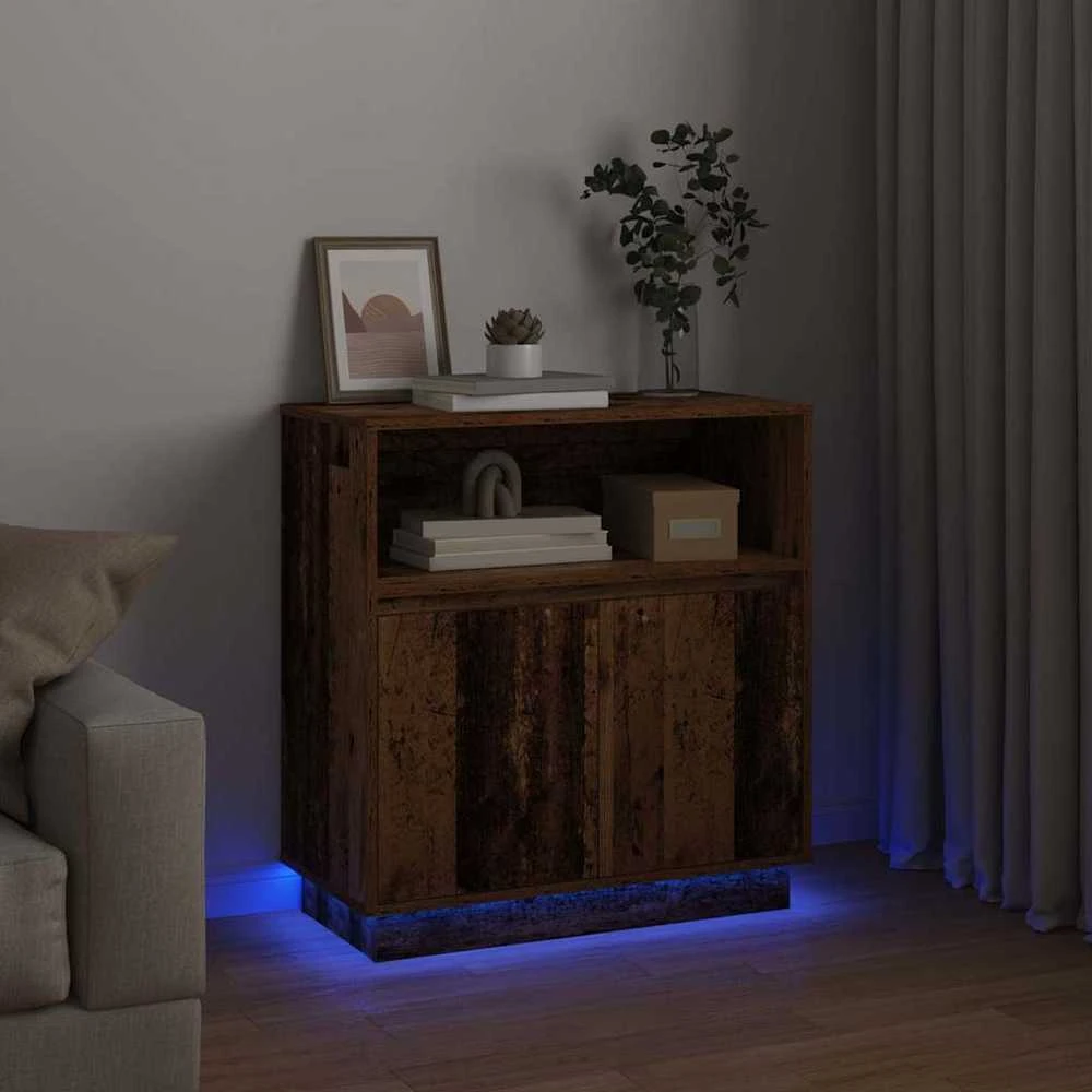 LED Bufetas Senas medis 71 x 34,5 x 75 cm Apdirbta mediena