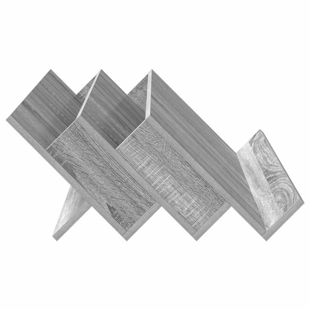 Žurnalų stovas Pilkas Sonoma 90 x 53 x 28,5 cm Apdirbta mediena