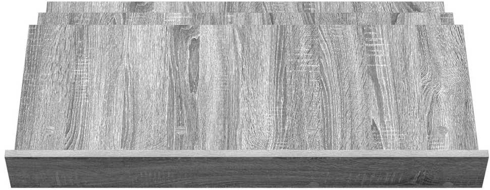 Žurnalų stovas Pilkas Sonoma 90 x 53 x 28,5 cm Apdirbta mediena
