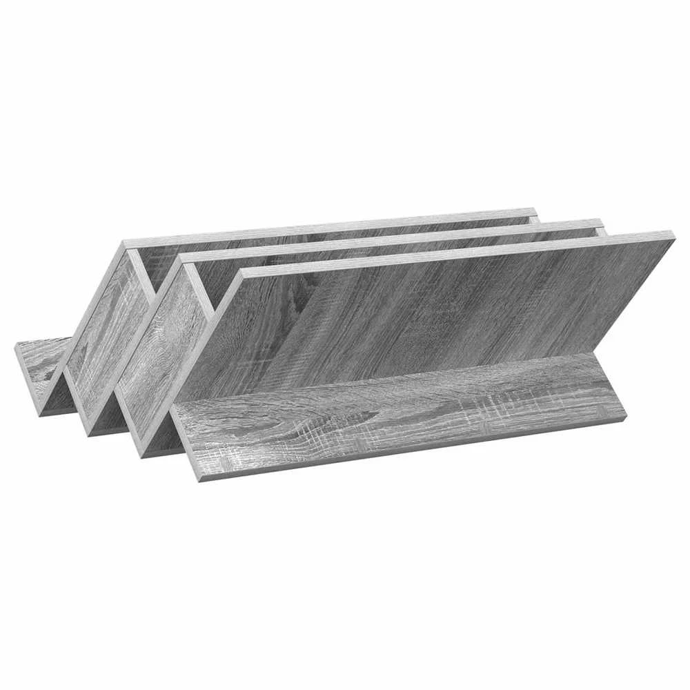 Žurnalų stovas Pilkas Sonoma 65 x 53 x 28,5 cm Apdirbta mediena