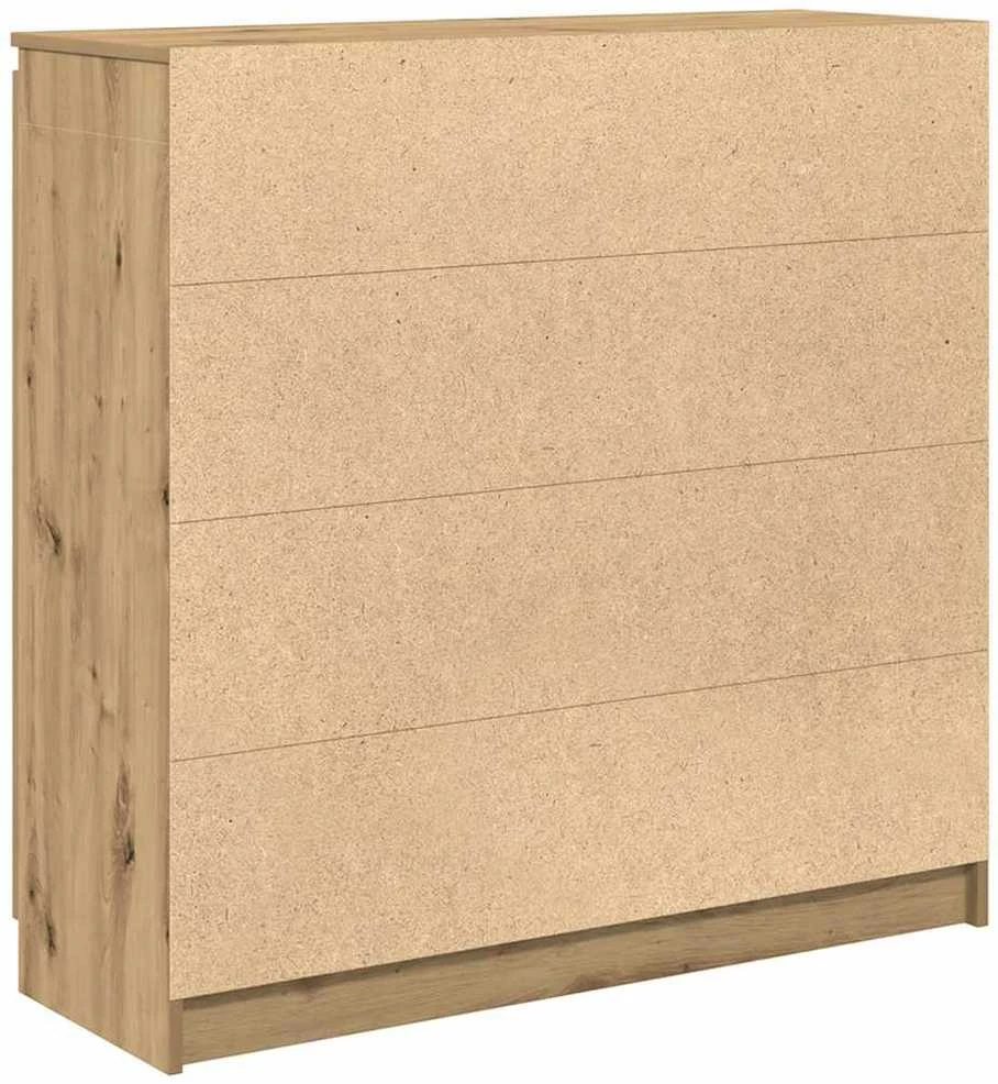 Šoninė spintelė su stalčiais, 100,5x35x98,5 cm, mediena