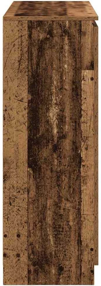 Šoninė spintelė su stalčiais, 100,5x35x98,5 cm, mediena