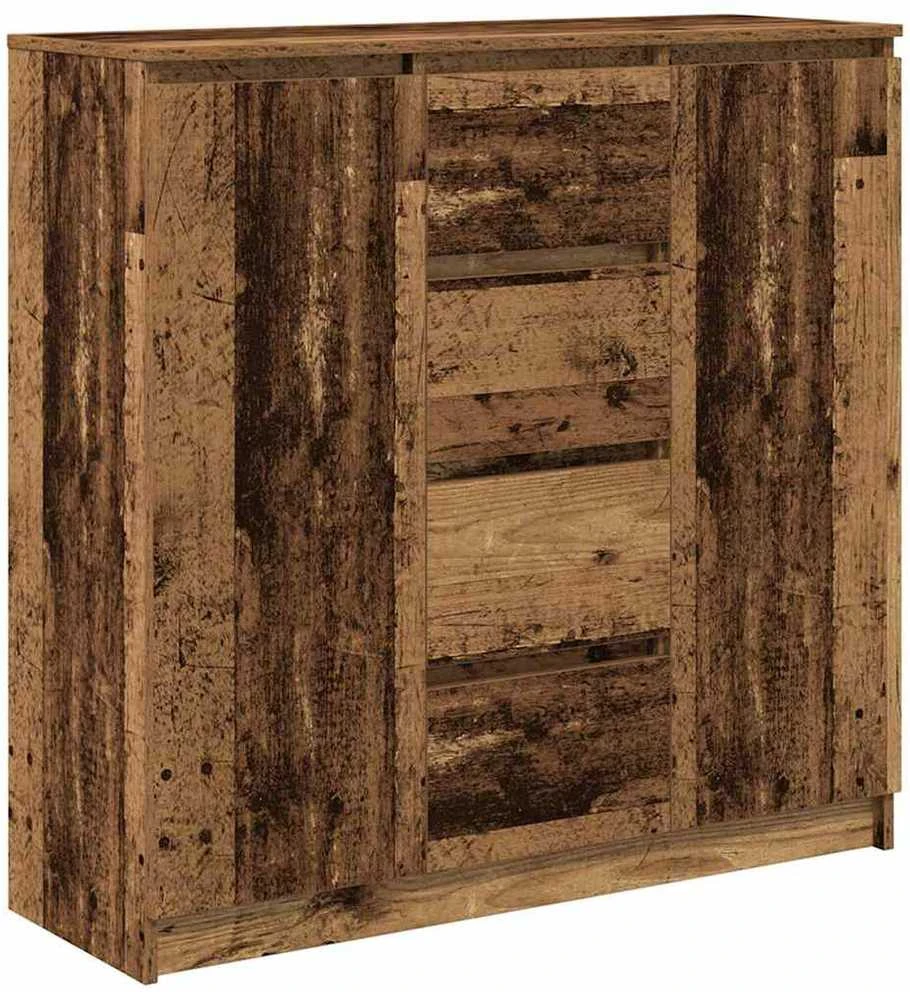 Šoninė spintelė su stalčiais, 100,5x35x98,5 cm, mediena