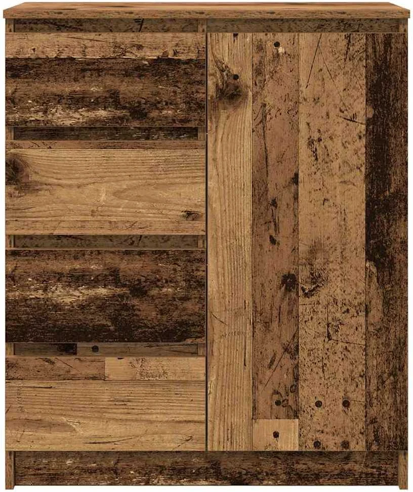 Šoninė spintelė su stalčiais, 71x35x84 cm, mediena