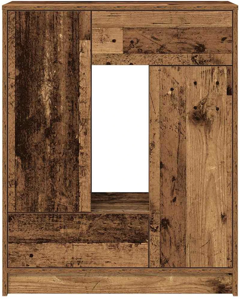 Šoninė spintelė su stalčiais ir durelėmis, 73x31x90 cm