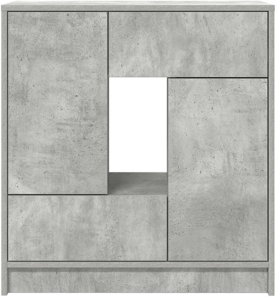Šoninė spintelė su stalčiais ir durelėmis, 70,5x34x74,5 cm