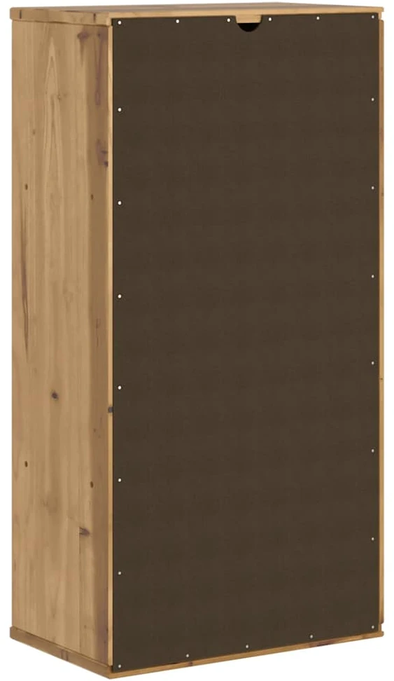 Šoninė spintelė su stalčiais, ODDA, 40x24x79cm, pušies masyvas