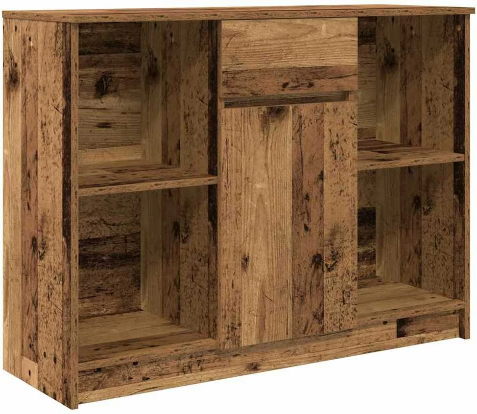 Šoninė spintelė su stalčiumi, 101x35x76 cm, mediena