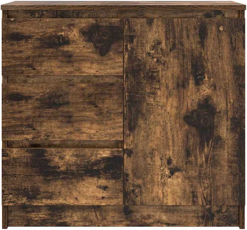 Šoninė spintelė su stalčiumi, 71x35x65 cm, mediena