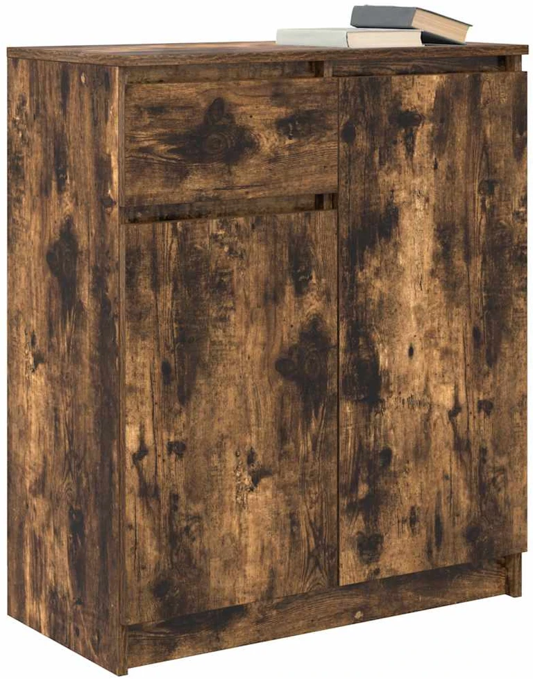 Šoninė spintelė su stalčiumi, 71x35x84 cm, mediena