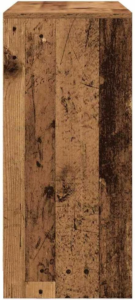 Šoninė spintelė su stalčiumi, 80x34x76 cm, mediena