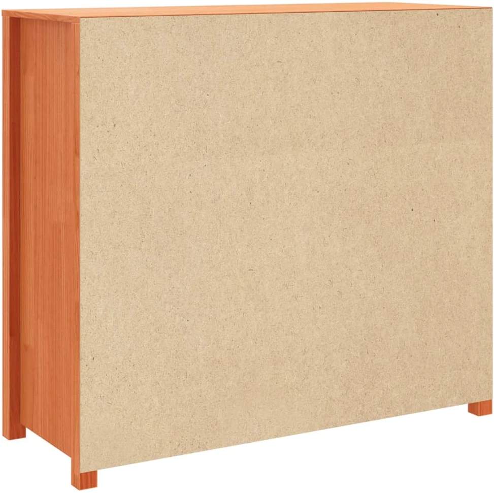 Šoninė spintelė, vaško ruda, 100x40x90cm, pušies masyvas