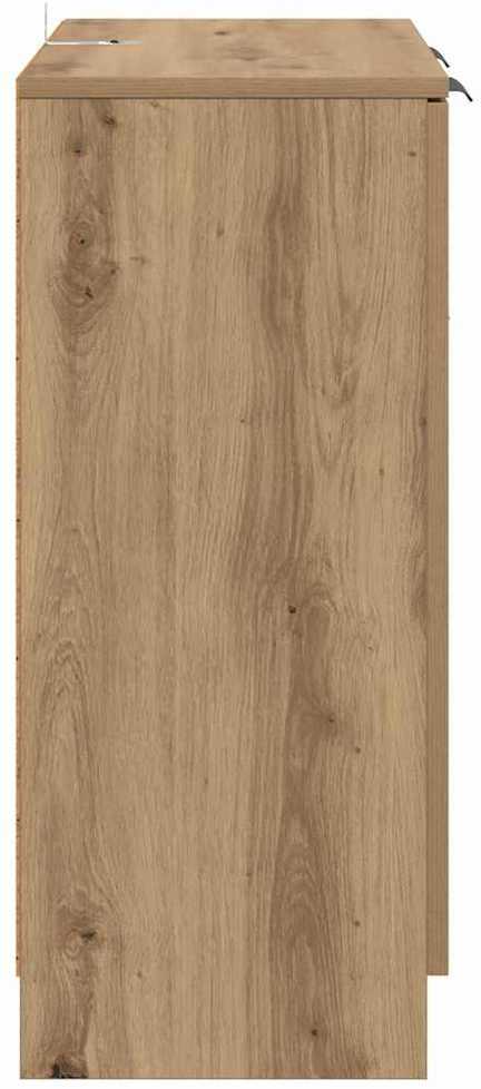 Šoninės lentynos 2 vnt. Amatininkų ąžuolas 60 x 30 x 70 cm