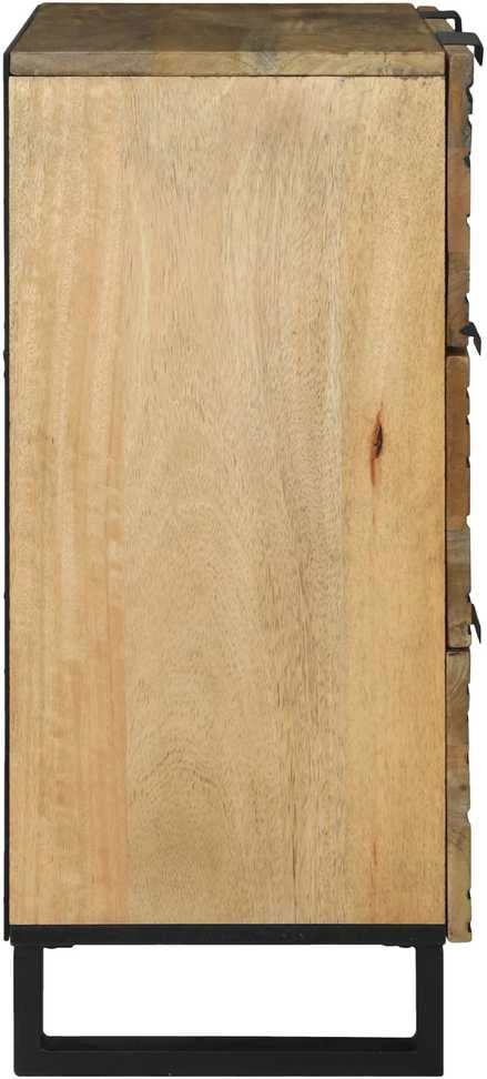 Šoninė spintelė 2 vnt. Natūrali 120 x 33 x 75 cm