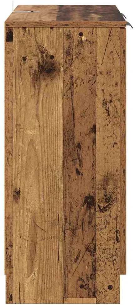 Šoninės lentynos 2 vnt. Senovinis medis 60 x 30 x 70 cm