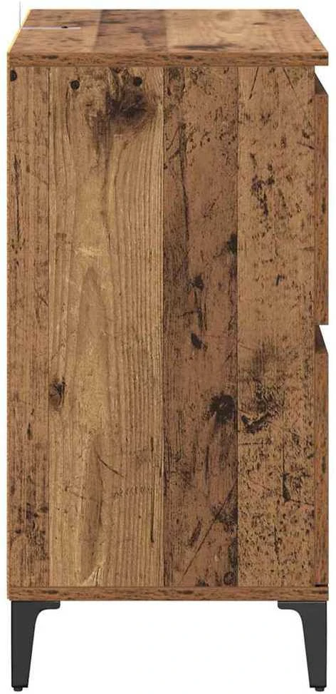 Šoninės lentynos 2 vnt. Senovinis medis 60 x 35 x 70 cm