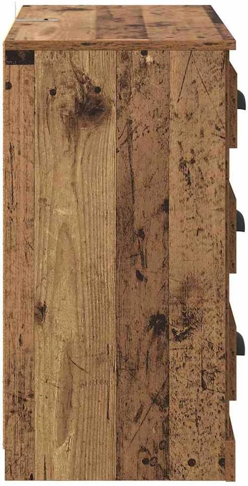 Šoninės lentynos 2 vnt. Senovinis medis 70 x 35,5 x 67,5 cm