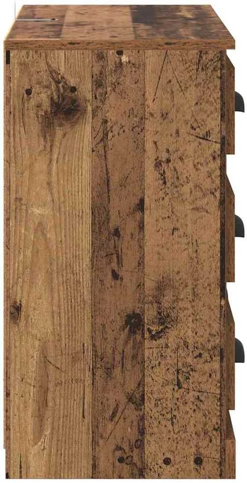 Šoninės lentynos 2 vnt. Senovinis medis 70 x 35,5 x 67,5 cm