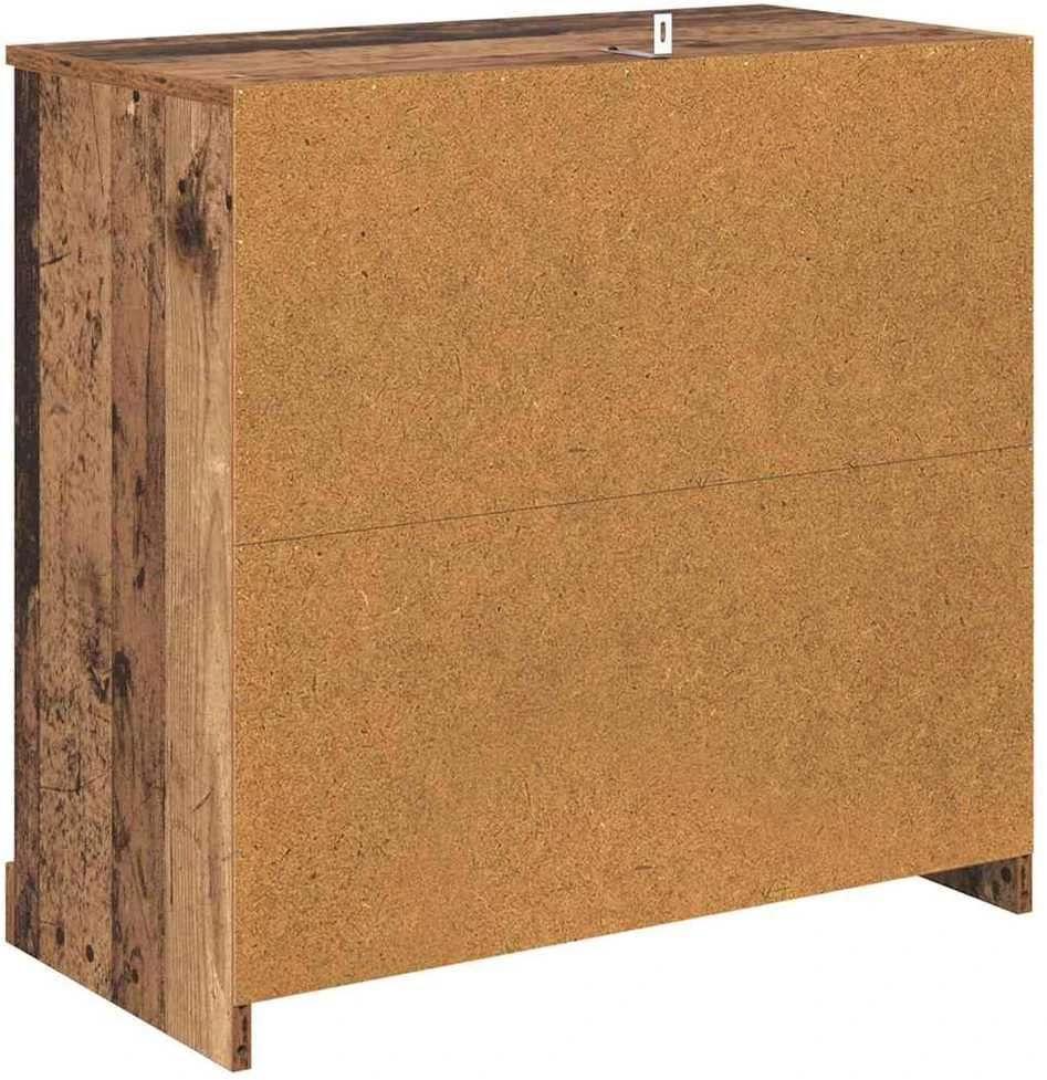 Šoninės lentynos 2 vnt. Senovinis medis 70 x 35,5 x 67,5 cm