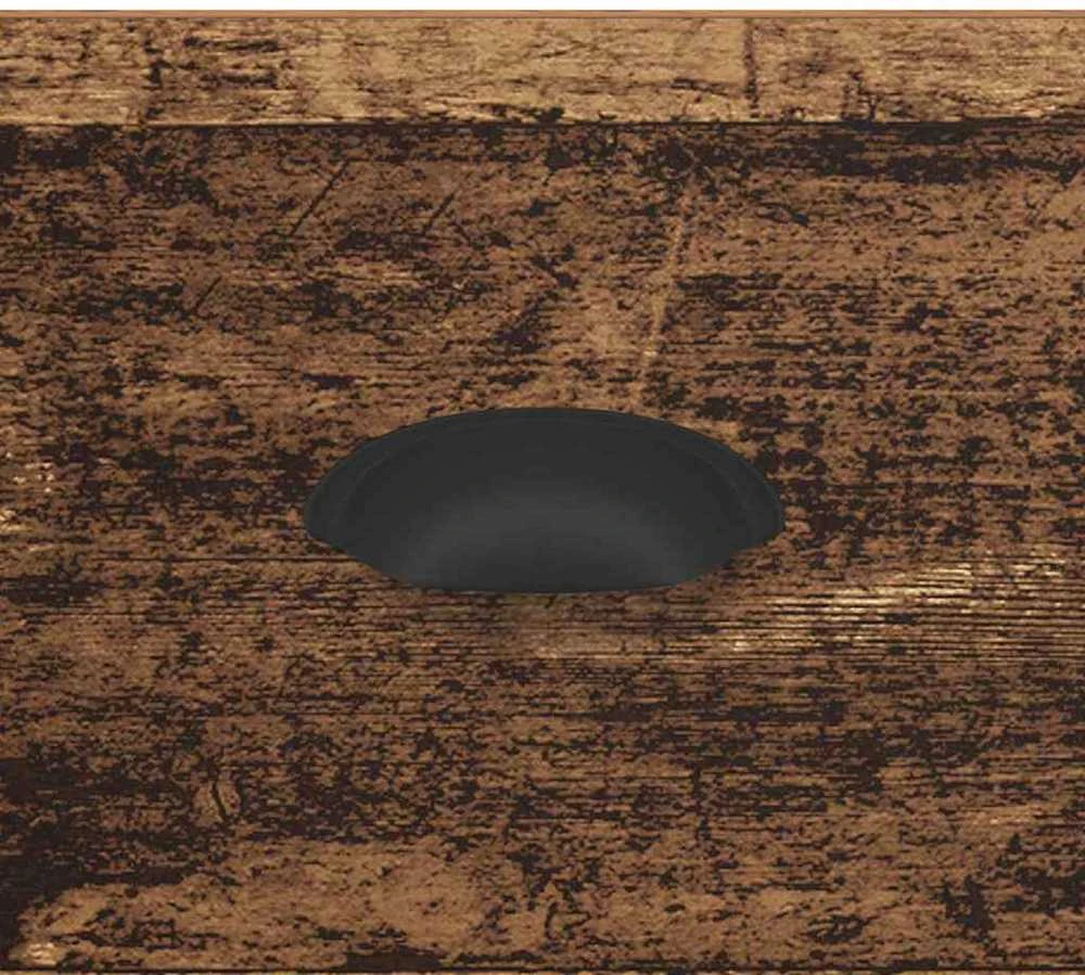 Šoninės lentynos 2 vnt. Senovinis medis 70 x 35,5 x 67,5 cm
