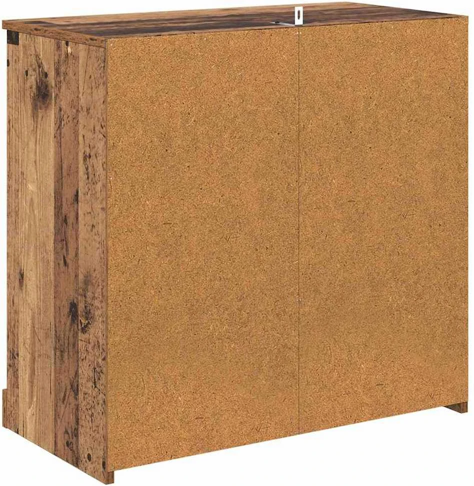 Šoninės lentynos 2 vnt. Senovinis medis 70 x 35,5 x 67,5 cm