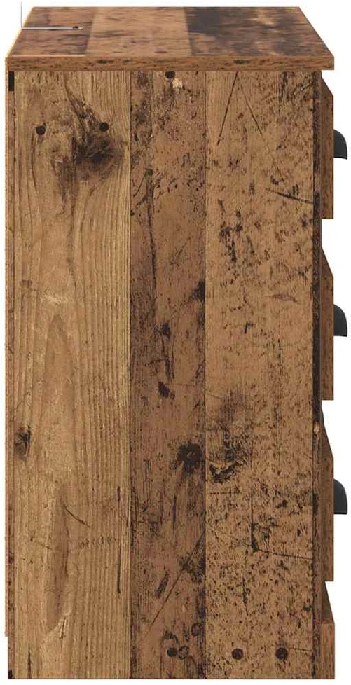 Šoninės lentynos 2 vnt. Senovinis medis 70 x 35,5 x 67,5 cm