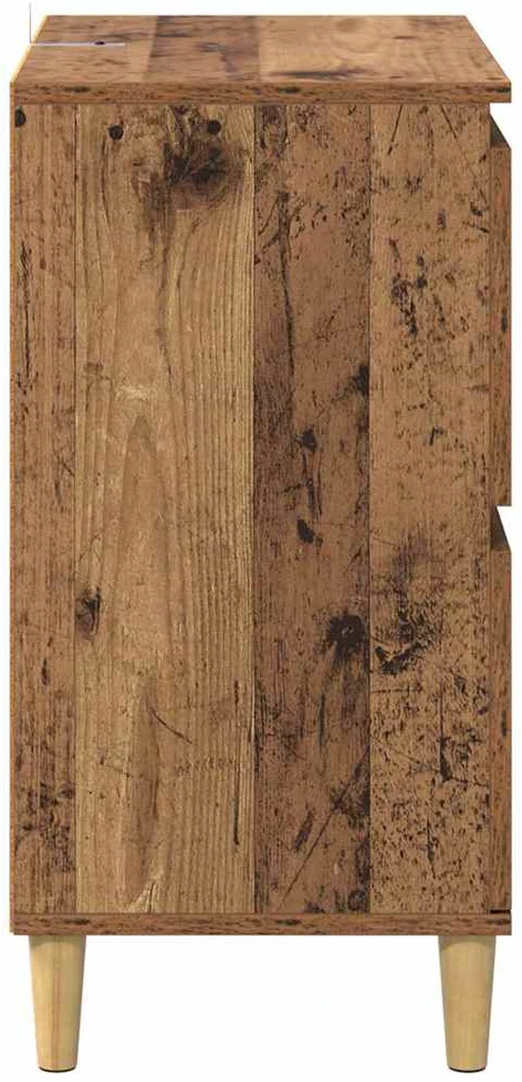 Šoninės lentynos 2 vnt. Senovinis medis 60 x 35 x 70 cm