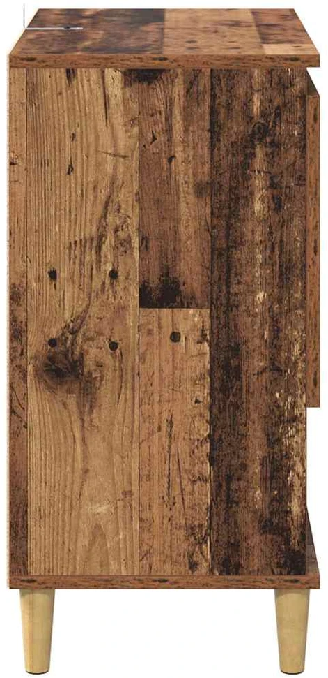 Šoninės lentynos 2 vnt. Senovinis medis 60 x 35 x 70 cm