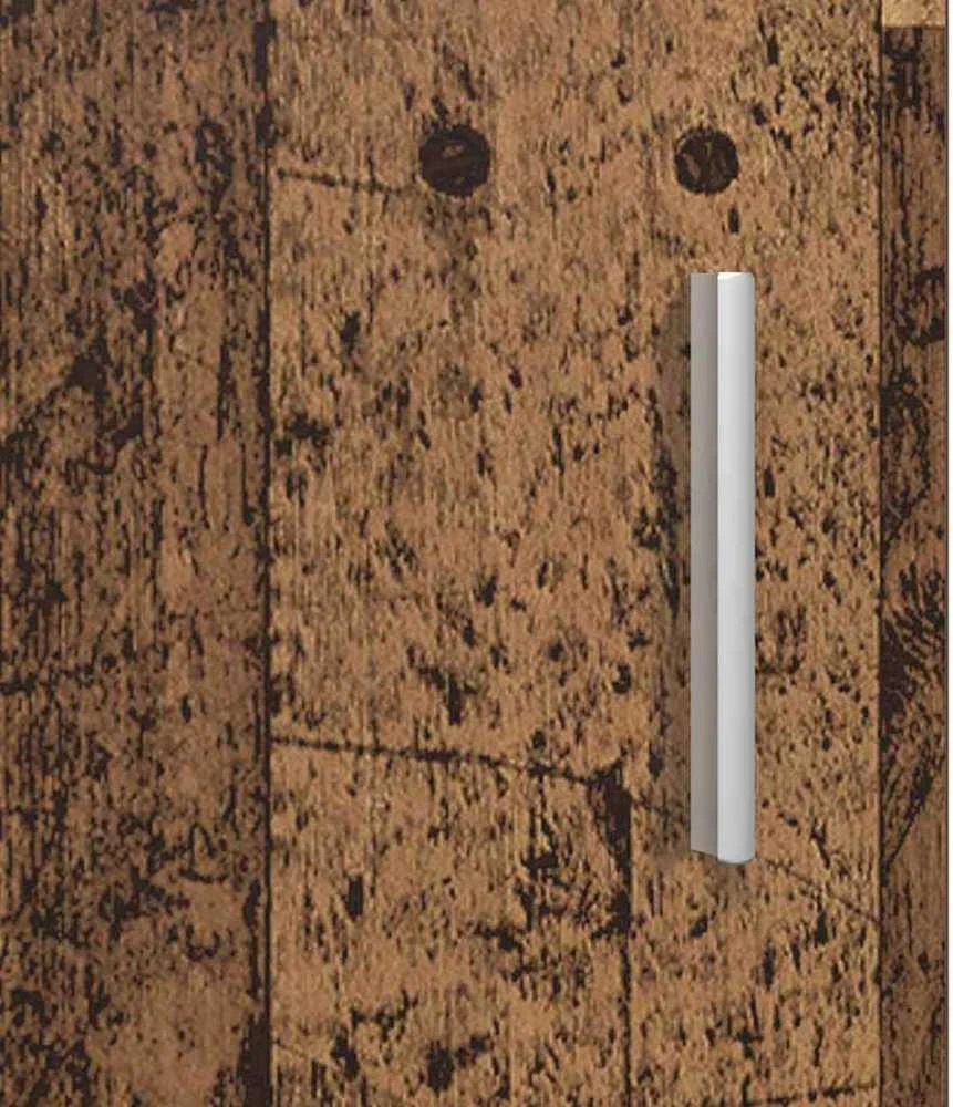 Šoninės lentynos CORONA 2 vnt. Senovinis medis 59 x 39 x 80 cm