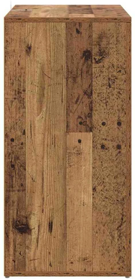 Šoninės lentynos CORONA 2 vnt. Senovinis medis 59 x 39 x 80 cm
