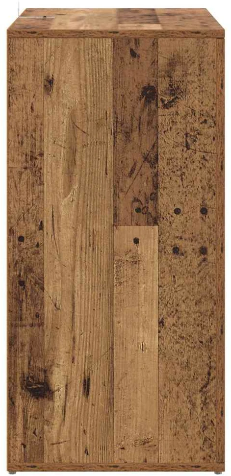 Šoninės lentynos CORONA 2 vnt. Senovinis medis 59 x 39 x 80 cm