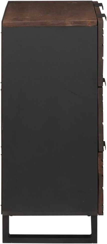 Šoninė spintelė 2 vnt. graikinis riešutmedis 120 x 33 x 75 cm