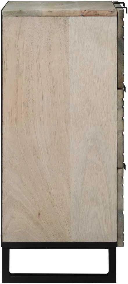Šoninė spintelė 2 vnt. Balta 120 x 33 x 75 cm