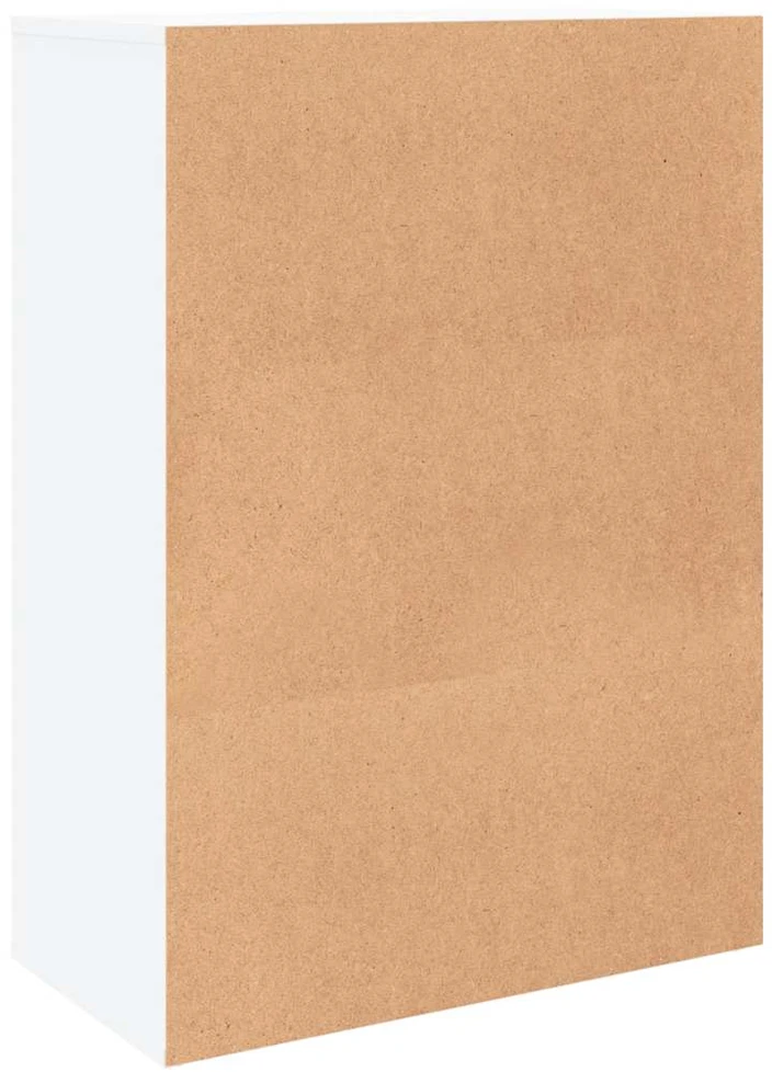 Šoninės spintelės, 2vnt., baltos, 60x31x84cm, apdirbta mediena