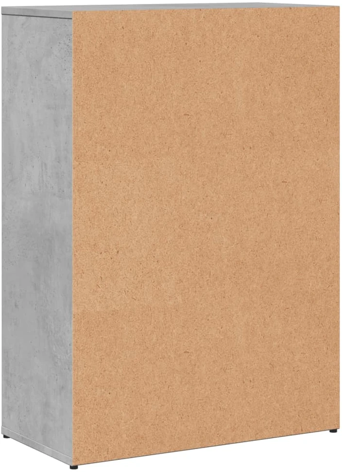 Šoninės spintelės, 2vnt., betono, 60x30x84cm, apdirbta mediena