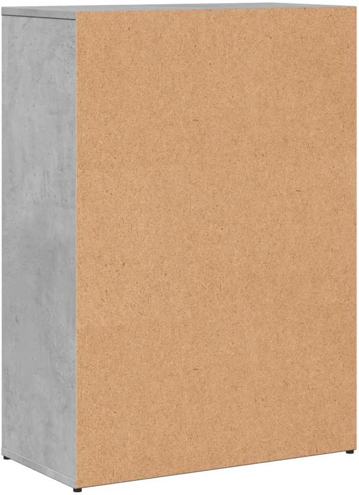 Šoninės spintelės, 2vnt., betono, 60x30x84cm, apdirbta mediena