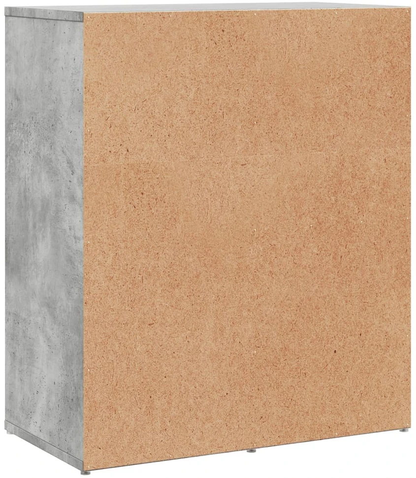 Šoninės spintelės, 2vnt., betono, 60x31x70cm, apdirbta mediena
