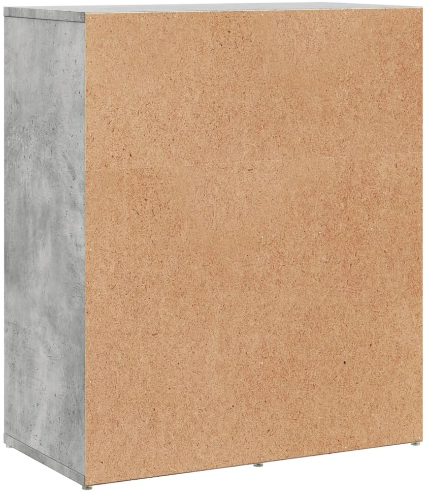 Šoninės spintelės, 2vnt., betono, 60x31x70cm, apdirbta mediena