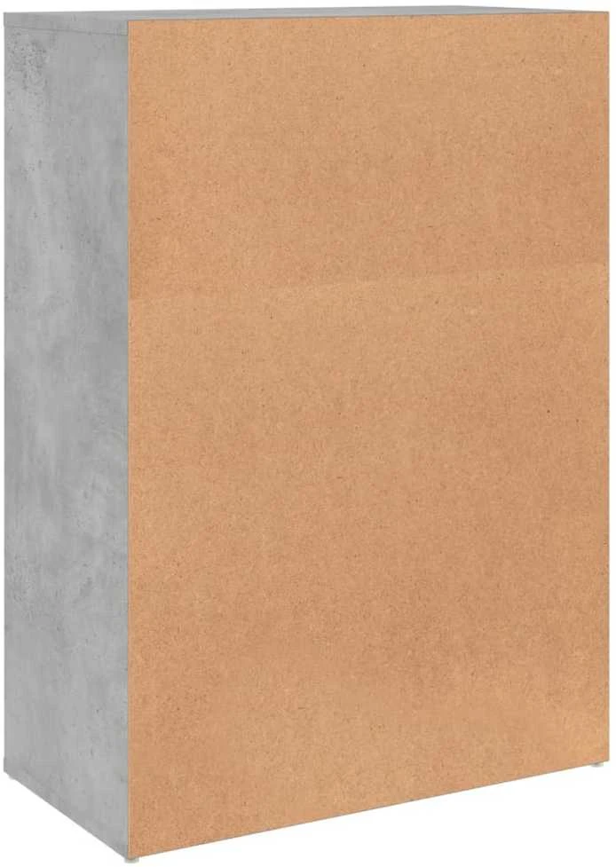 Šoninės spintelės, 2vnt., betono, 60x31x84cm, apdirbta mediena