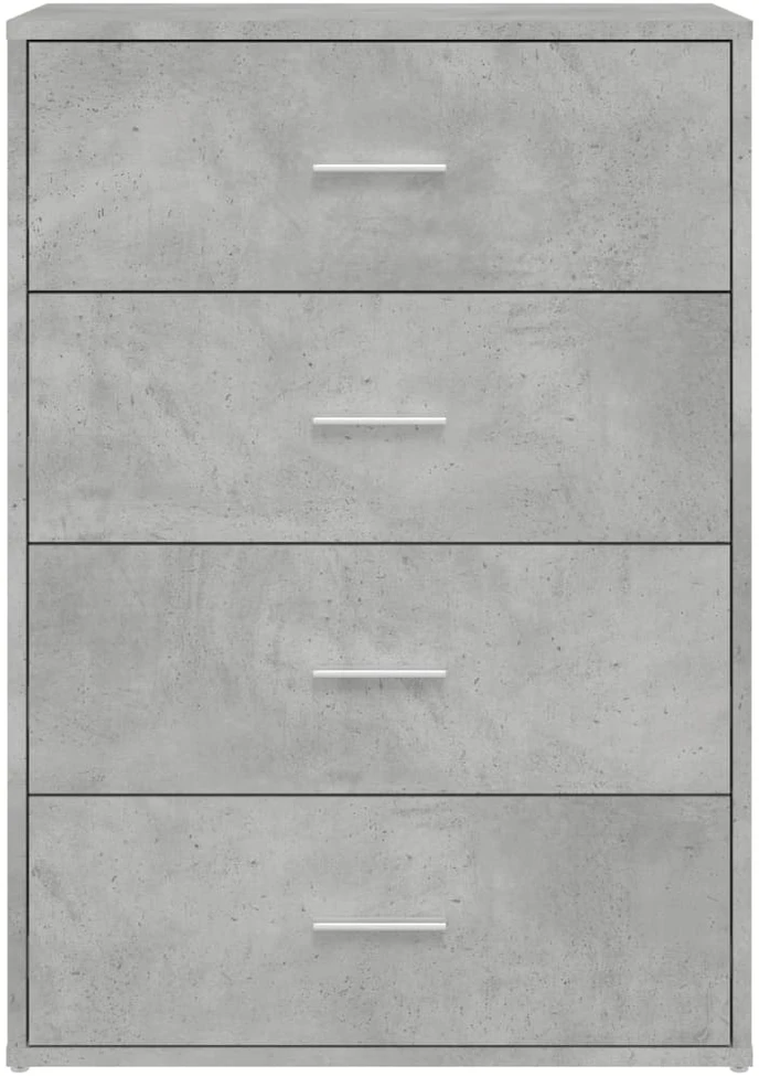 Šoninės spintelės, 2vnt., betono, 60x31x84cm, apdirbta mediena