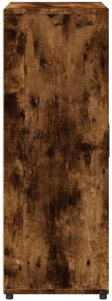 Šoninės spintelės, 2vnt., dūminio ąžuolo, 60x31x84cm, mediena