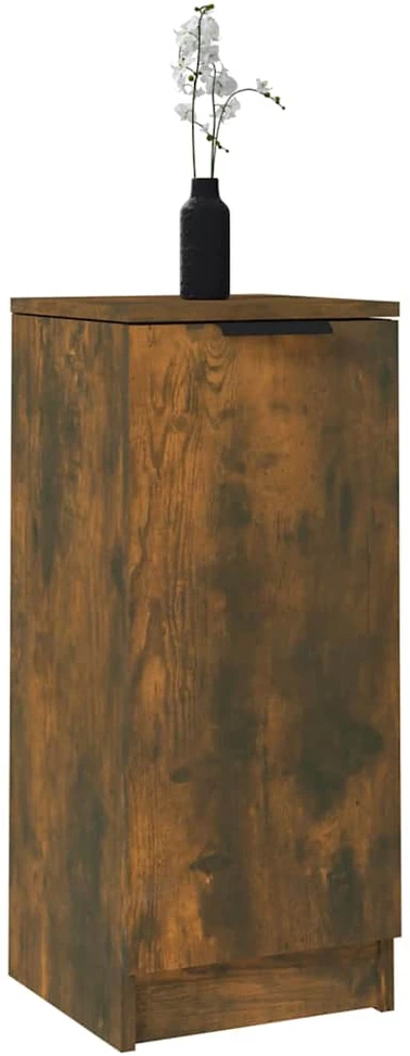 Šoninės spintelės, 2vnt., dūminio ąžuolo, 30x30x70cm, mediena