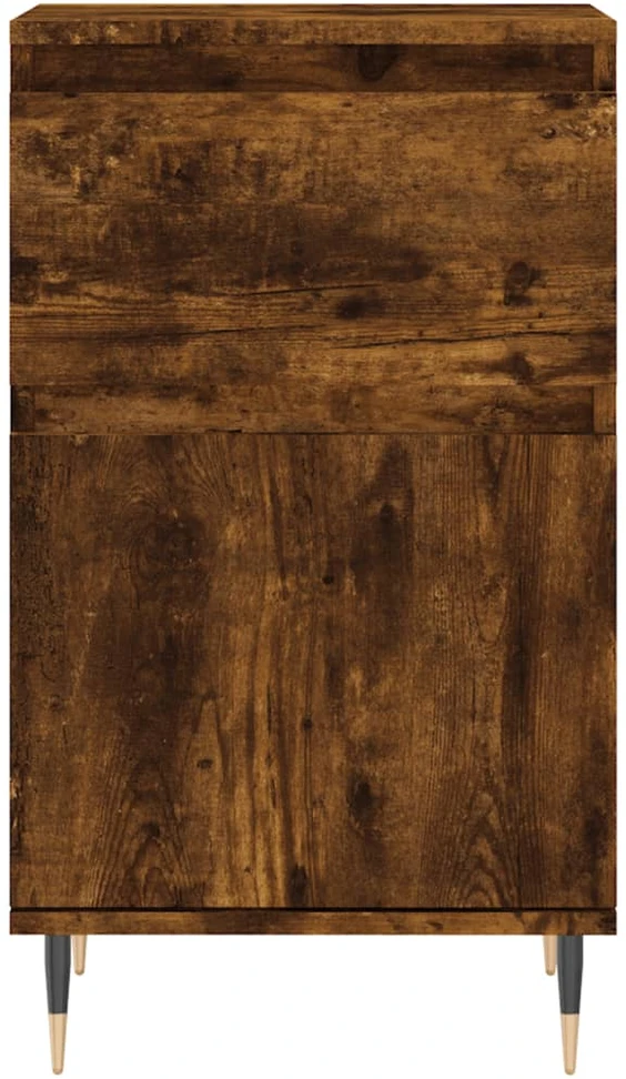 Šoninės spintelės, 2vnt., dūminio ąžuolo, 40x35x70cm, mediena