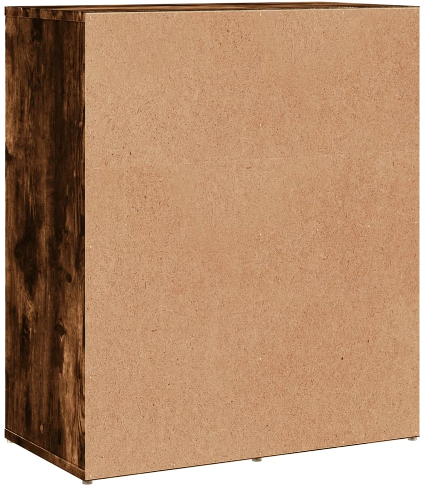 Šoninės spintelės, 2vnt., dūminio ąžuolo, 60x31x70cm, mediena