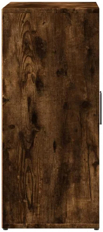 Šoninės spintelės, 2vnt., dūminio ąžuolo, 60x31x70cm, mediena